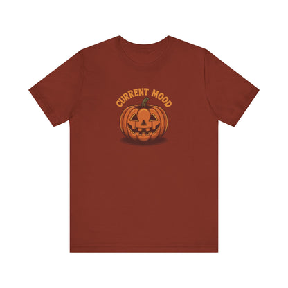 Current Mood (Vintage Jack) — Retro Halloween Tee (Dark)