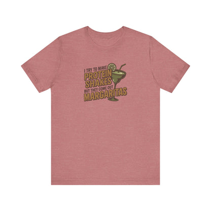 Protein Shakes (Oops, All Margaritas) — Retro Tee (Light)