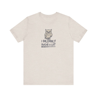 I Solemnly Swear a Lot — Harry Potter Retro Tee (Light)