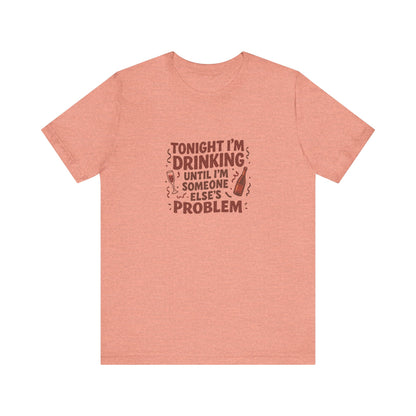 The Problem is Coming From Inside the Bar — Retro Tee (Light)