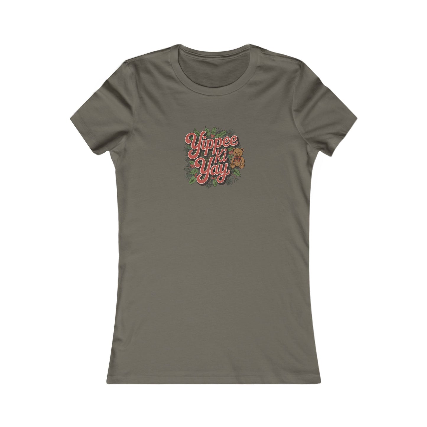 Yippee Ki Yay — Die Hard Retro Christmas Women's Tee (Dark)