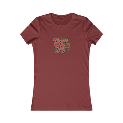 Yippee Ki Yay — Die Hard Retro Christmas Women's Tee (Dark)