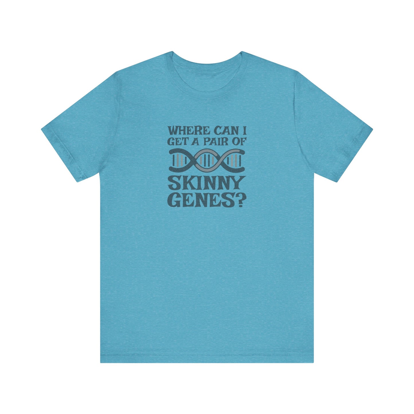 Pair of Skinny Genes — Retro Graphic Tee (Light)