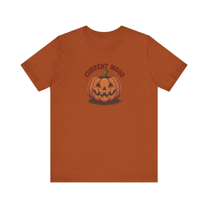Current Mood (Vintage Jack) — Retro Halloween Tee (Light)
