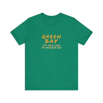 Green Bay (My Favorite Bay) — Phoebe Buffay Football Tee (Dark)