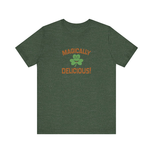 Magically Delicious — St. Patrick’s Retro Tee (Dark)