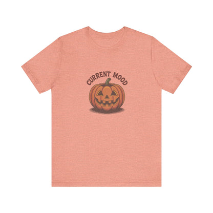 Current Mood (Vintage Jack) — Retro Halloween Tee (Light)