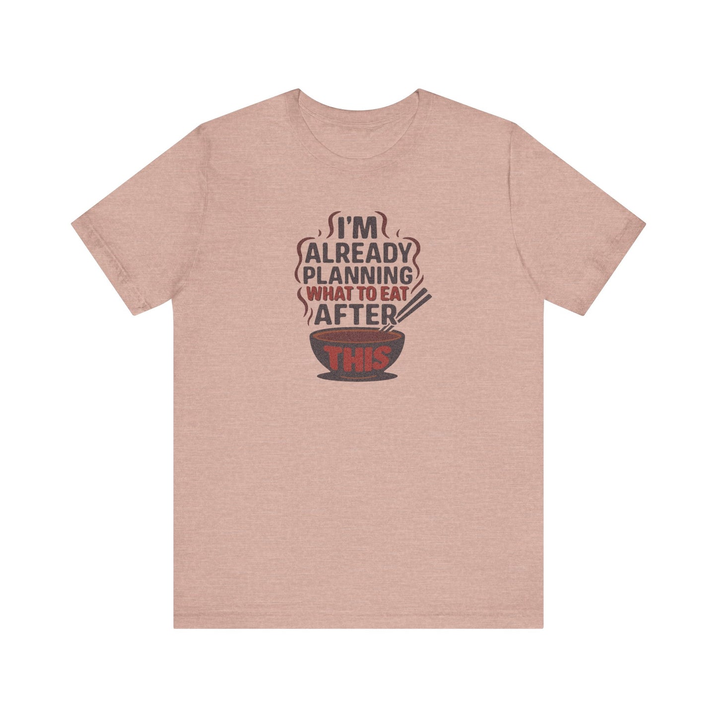 Planning What to Eat After This — Retro Foodie Tee (Light)