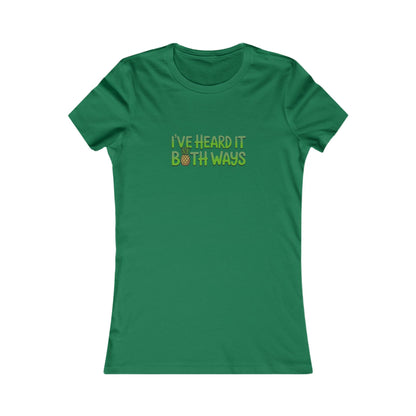 I’ve Heard It Both Ways — Psych Retro Women's Tee (Dark)