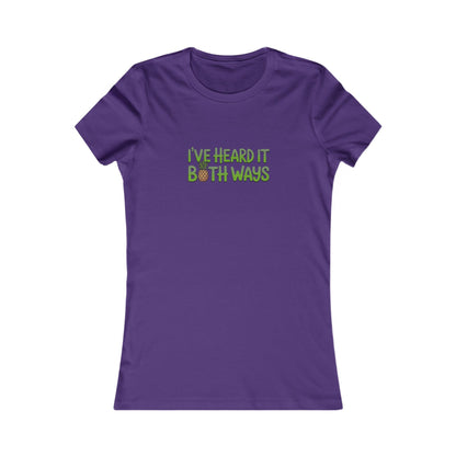 I’ve Heard It Both Ways — Psych Retro Women's Tee (Dark)