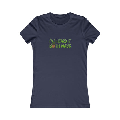 I’ve Heard It Both Ways — Psych Retro Women's Tee (Dark)