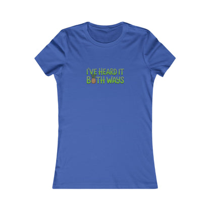 I’ve Heard It Both Ways — Psych Retro Women's Tee (Dark)