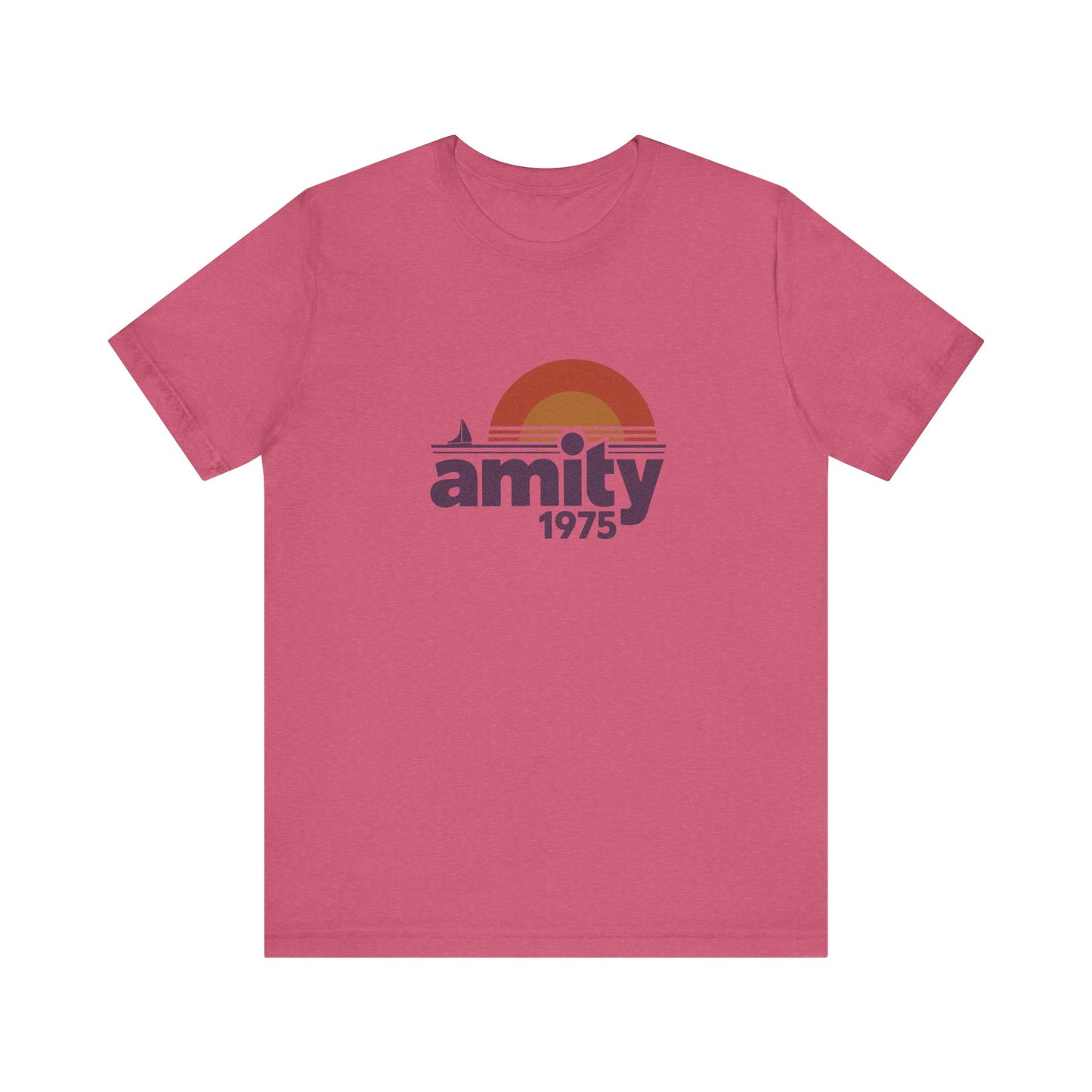 Amity Island 1975 — Jaws-Inspired Retro Tee (Light)