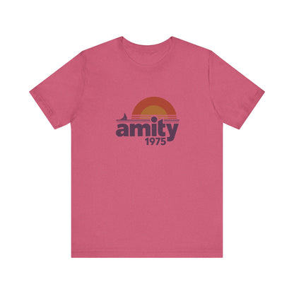 Amity Island 1975 — Jaws-Inspired Retro Tee (Light)