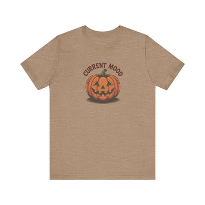 Current Mood (Vintage Jack) — Retro Halloween Tee (Light)