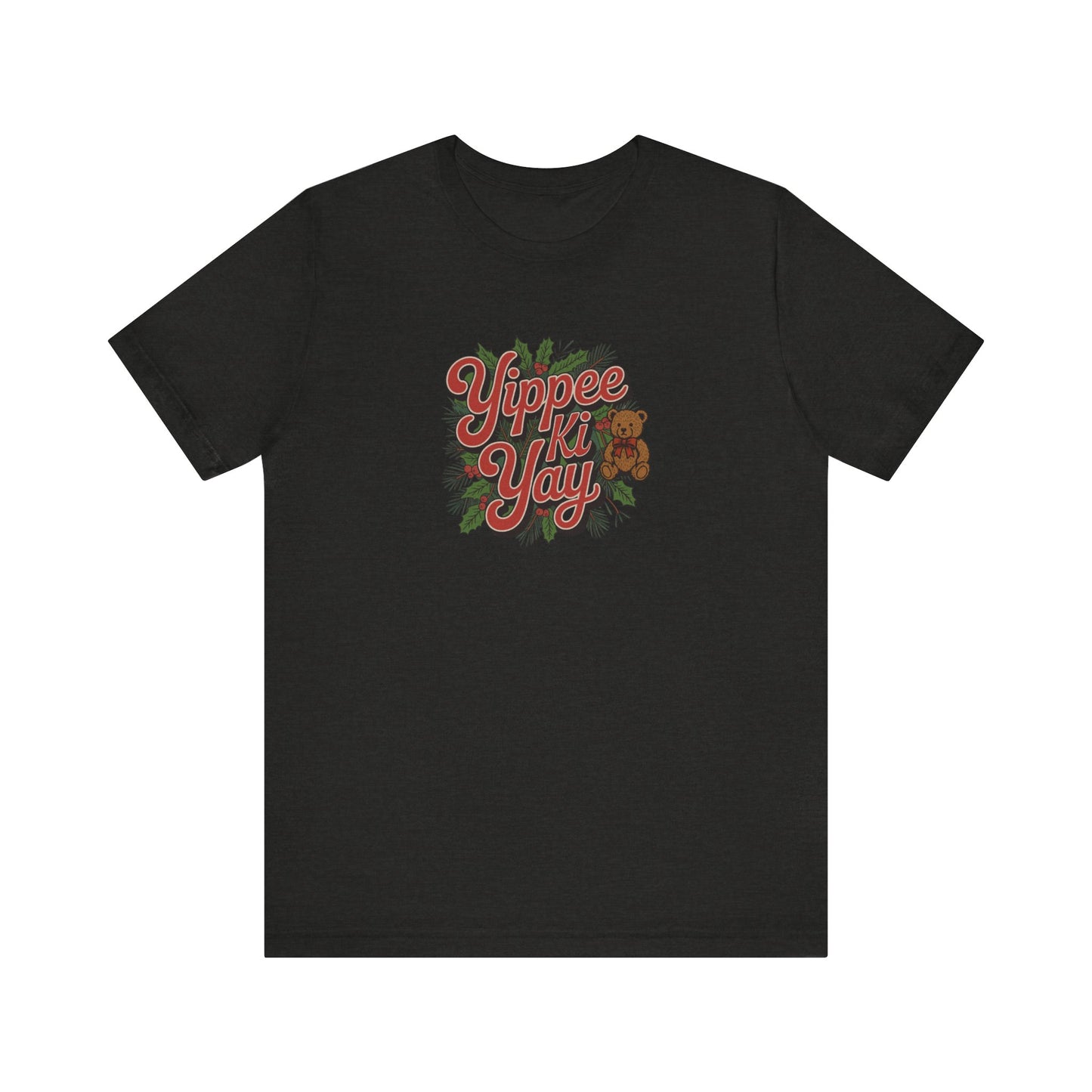 Yippee Ki Yay — Die Hard Retro Christmas Tee (Dark)