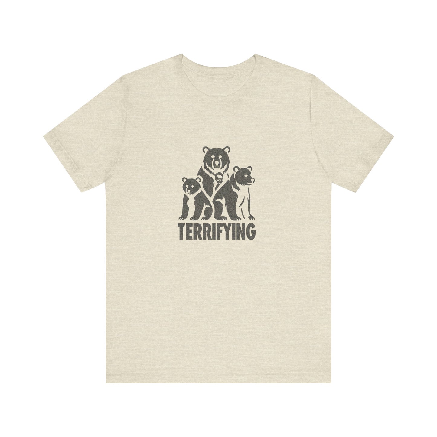 Bears Are Terrifying — Retro Silhouette Tee (Light)