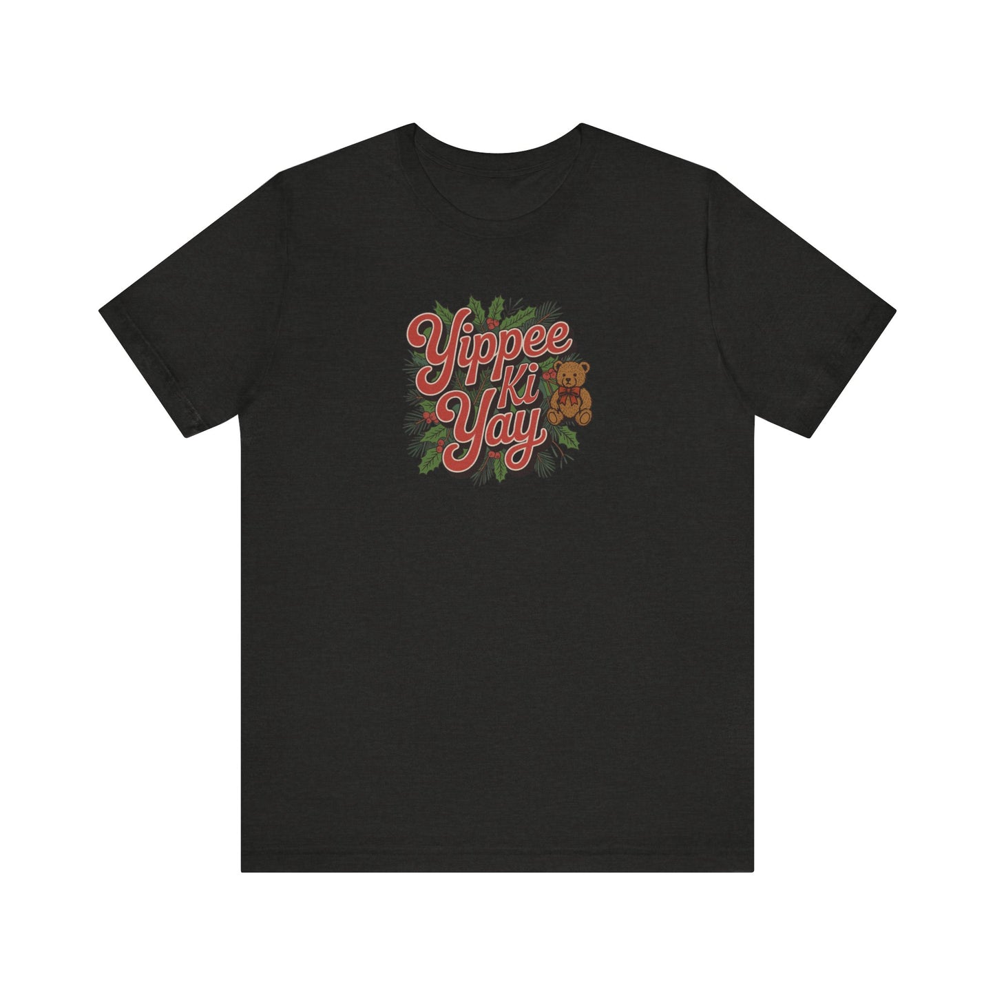 Yippee Ki Yay — Die Hard Retro Christmas Tee (Dark)