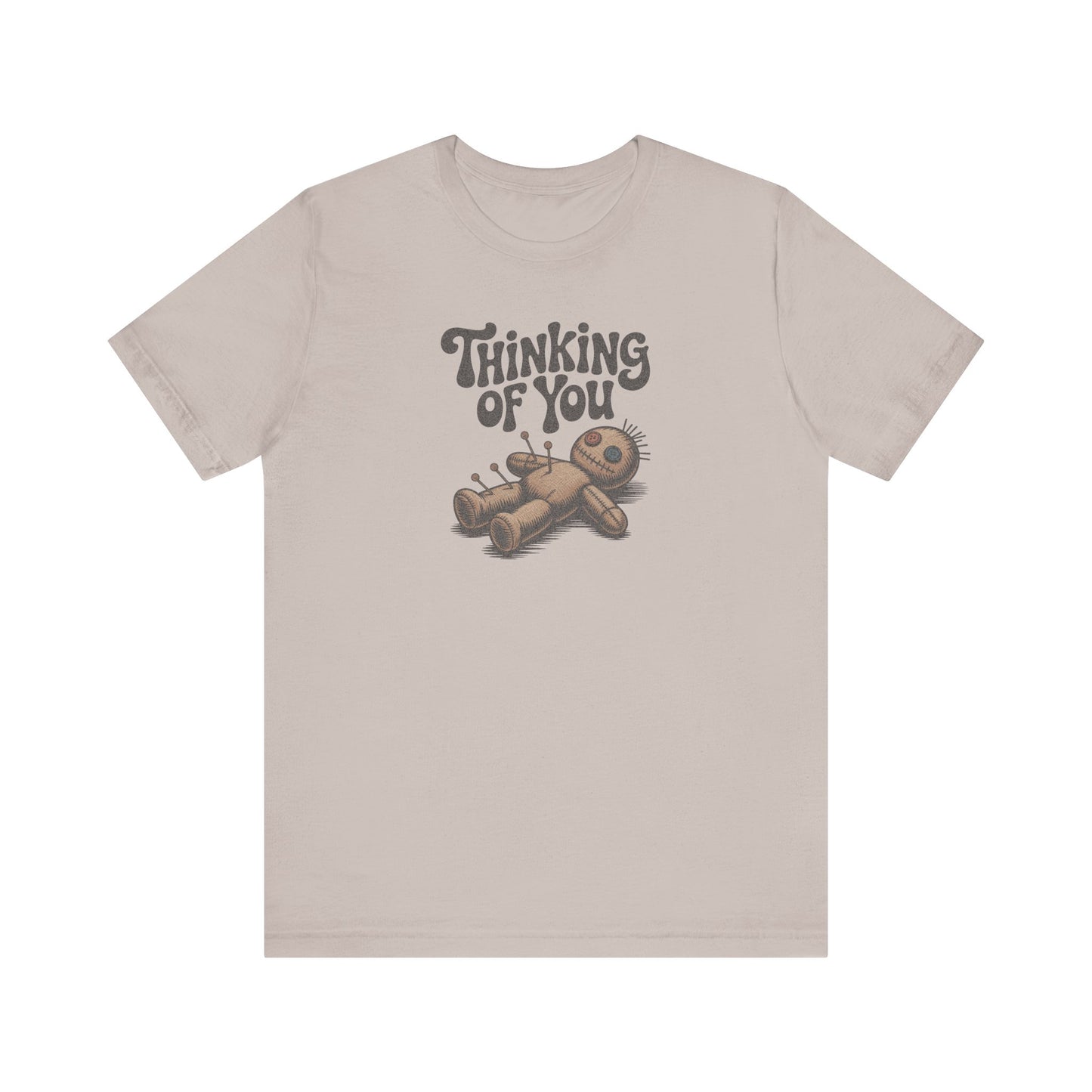 The Voodoo That You Do, So Well — Retro Voodoo Doll Tee (Light)