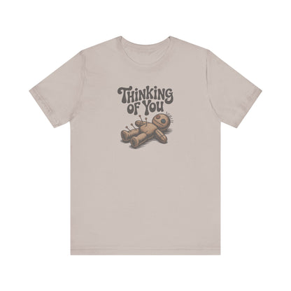 The Voodoo That You Do, So Well — Retro Voodoo Doll Tee (Light)