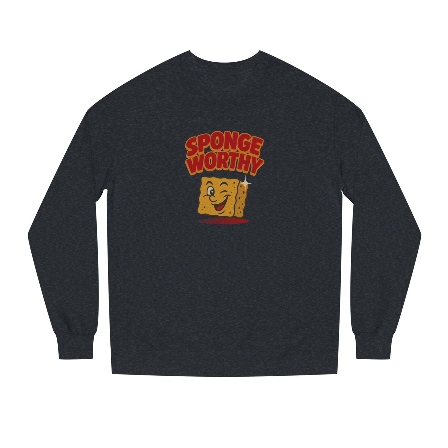 Spongeworthy — Seinfeld Retro Cartoon Sweatshirt (Dark)