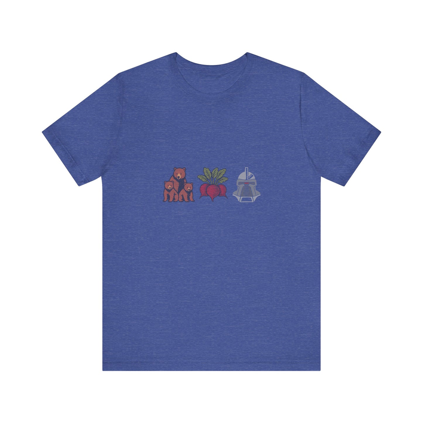 Bears, Beets, Battlestar (Icons) — Retro Tee (Dark)