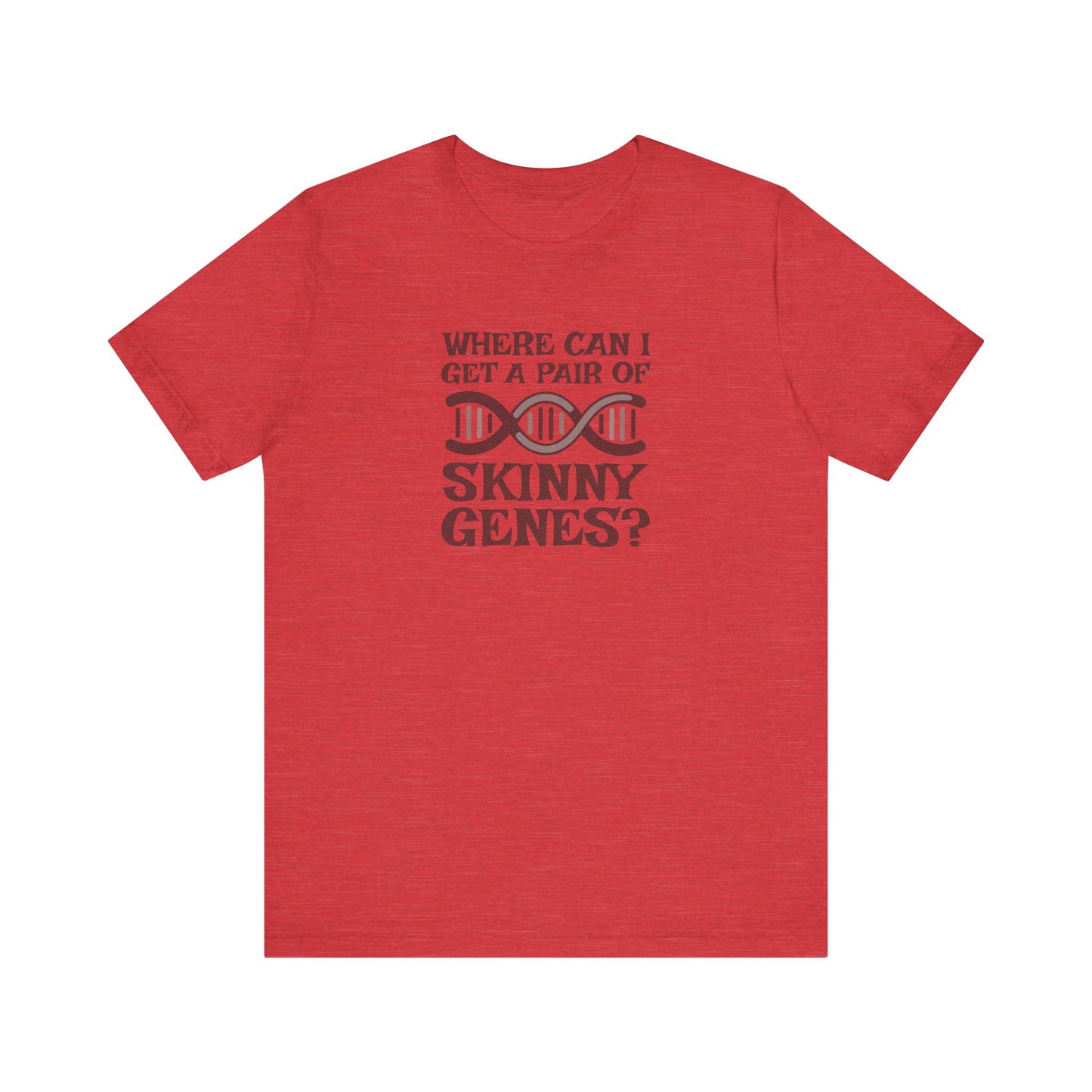 Pair of Skinny Genes — Retro Graphic Tee (Light)