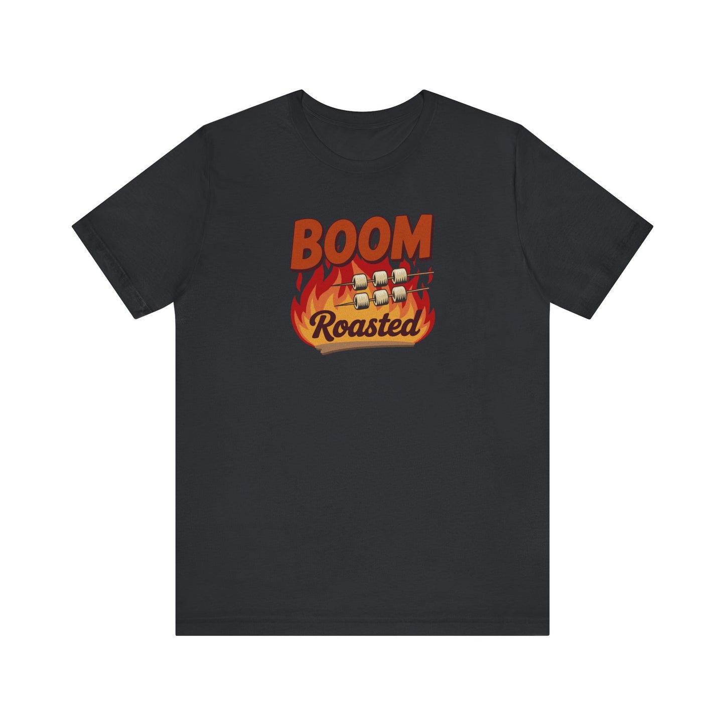 Boom, Roasted — Michael Scott Retro Tee (Dark)
