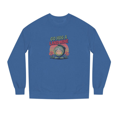 Go Hug a Land Mine — Dorothy Zbornak Retro Sweatshirt (Dark)