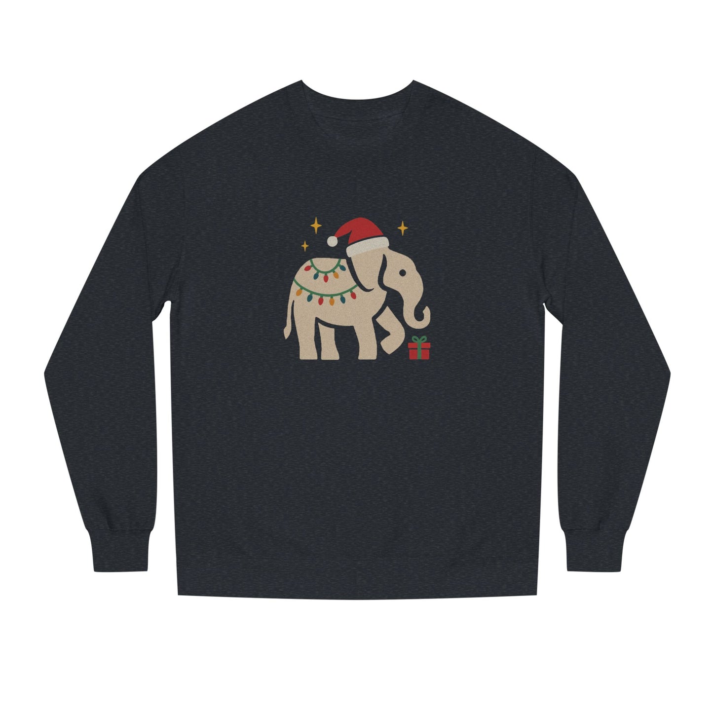 White Elephant Season — Retro Christmas Sweatshirt (Dark)