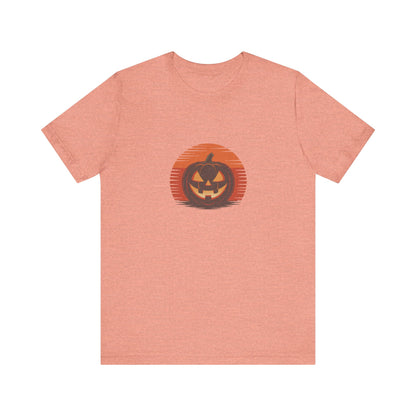 Retro Jack: Sliced Sunset — Halloween Sunset Tee (Light)