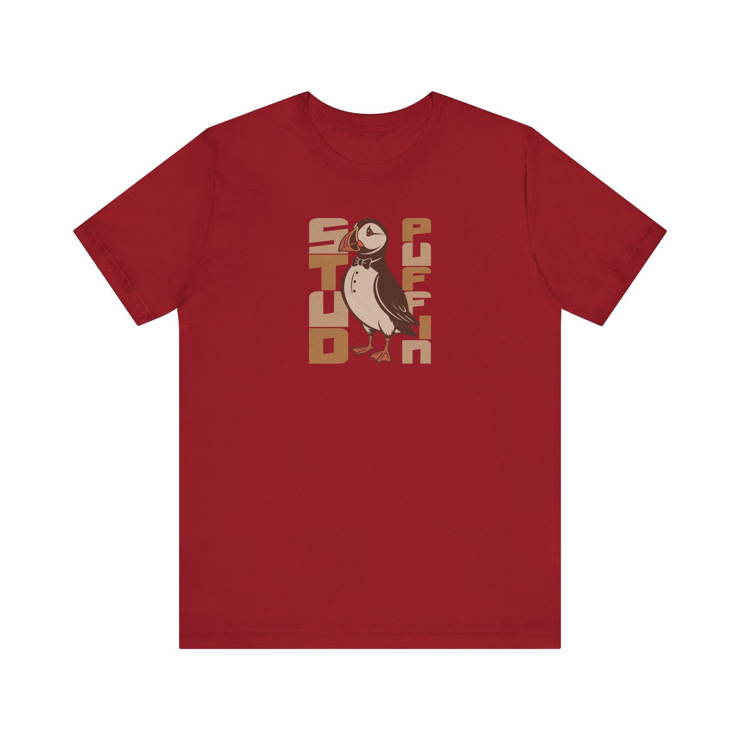 Stud Puffin, Licensed to Chill – Spy-Bird Retro Tee (Dark)