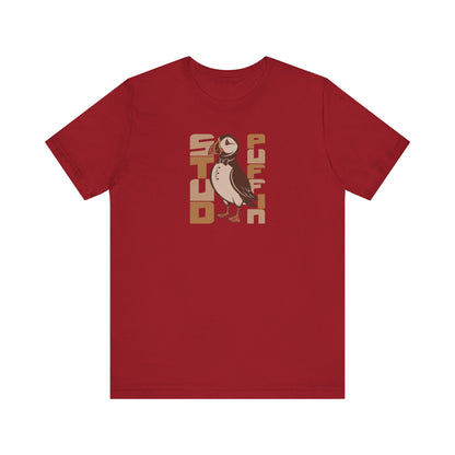Stud Puffin, Licensed to Chill – Spy-Bird Retro Tee (Dark)