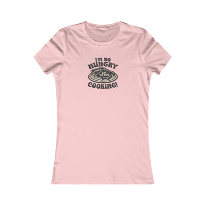 I'm So Hungry, I Could Eat My Own Cooking — Retro Women's Tee (Light)