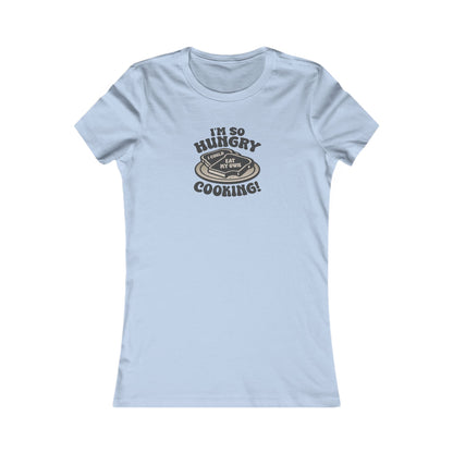 I'm So Hungry, I Could Eat My Own Cooking — Retro Women's Tee (Light)