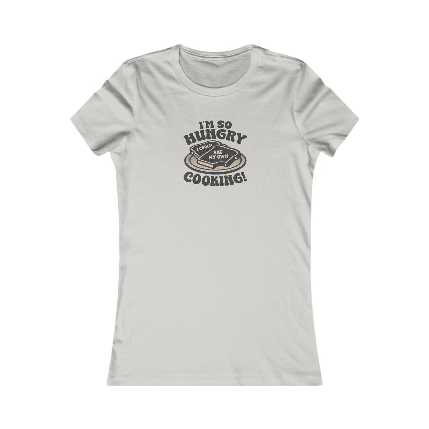 I'm So Hungry, I Could Eat My Own Cooking — Retro Women's Tee (Light)