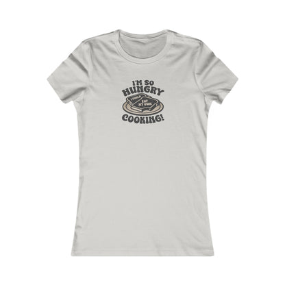 I'm So Hungry, I Could Eat My Own Cooking — Retro Women's Tee (Light)