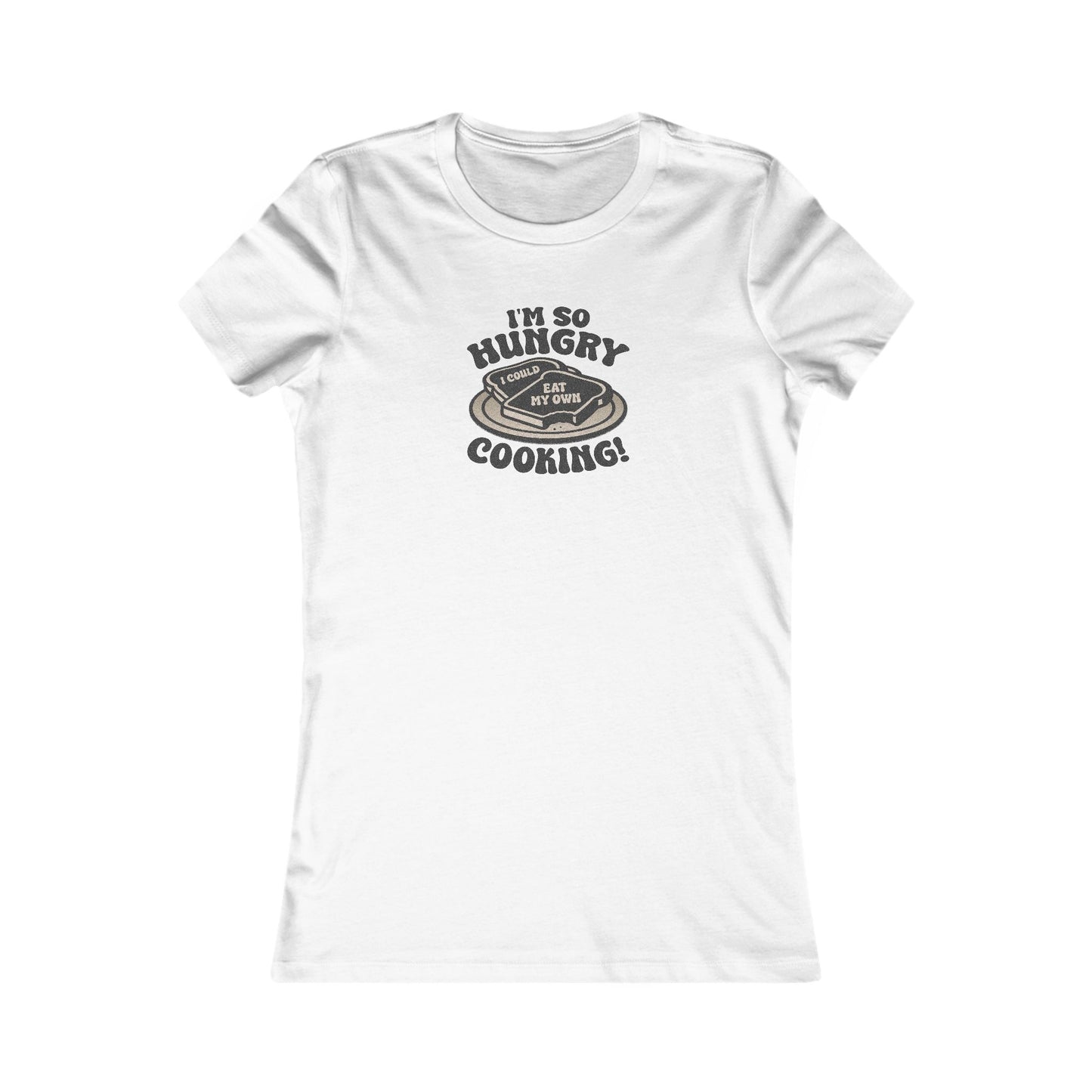 I'm So Hungry, I Could Eat My Own Cooking — Retro Women's Tee (Light)