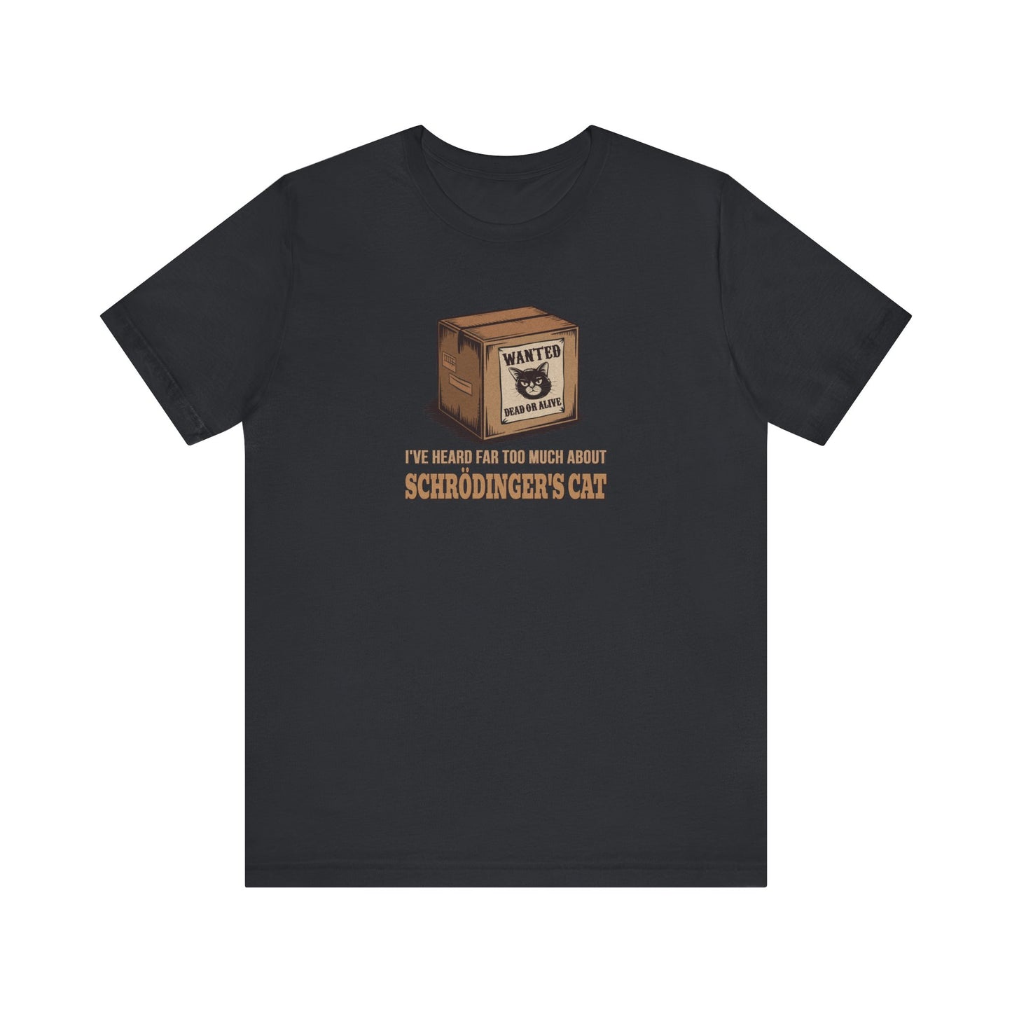 Schrödinger’s Cat — Big Bang Theory Retro Tee (Dark)