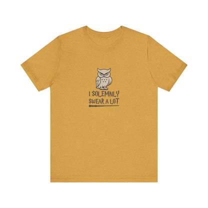 I Solemnly Swear a Lot — Harry Potter Retro Tee (Light)