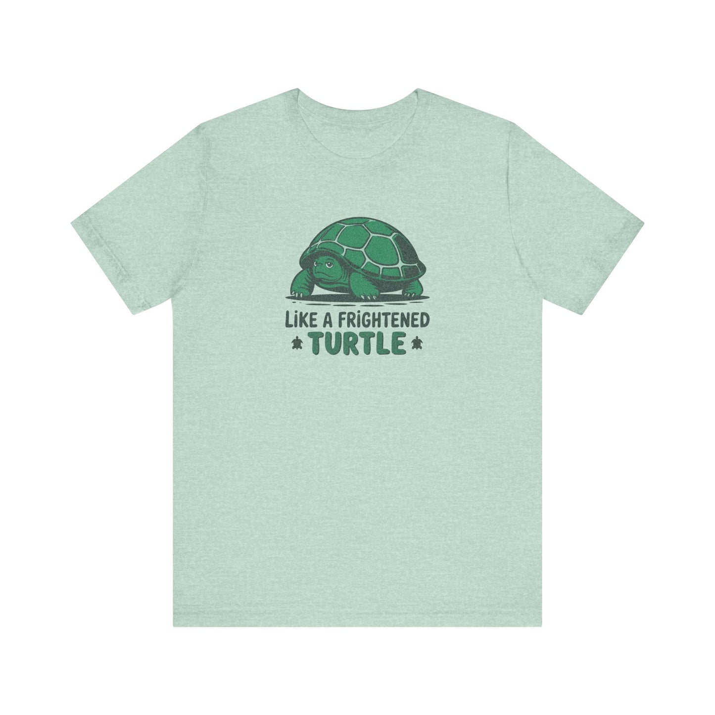 Like a Frightened Turtle — George Costanza Shrinkage Retro Tee (Light)