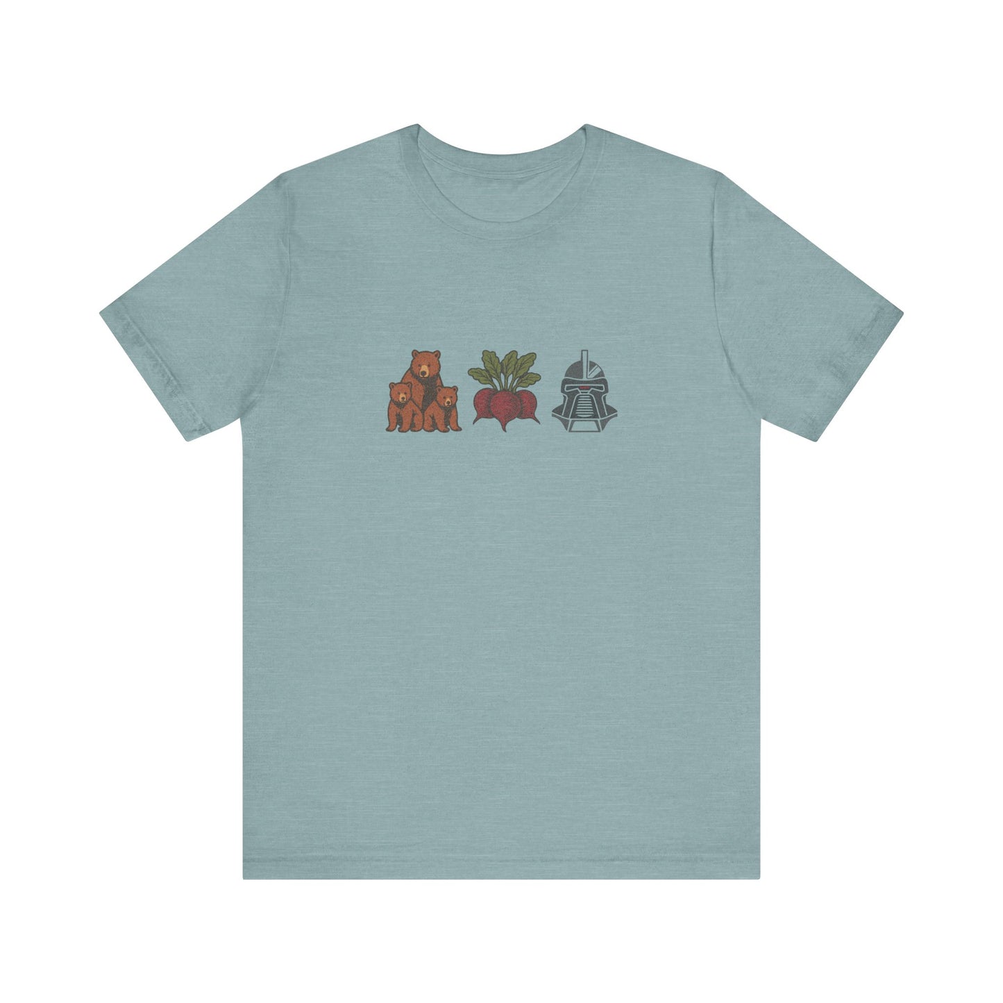 Bears, Beets, Battlestar (Icons) — Retro Tee (Light)