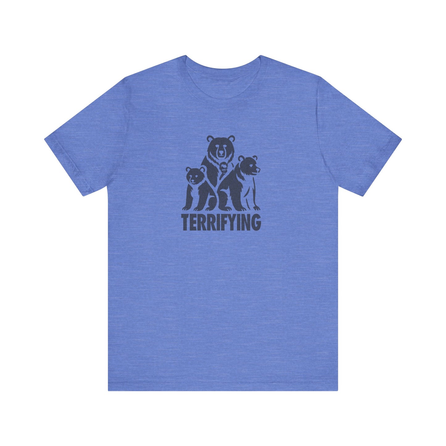 Bears Are Terrifying — Retro Silhouette Tee (Light)