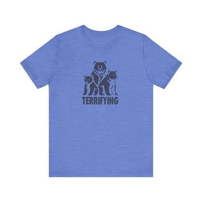 Bears Are Terrifying — Retro Silhouette Tee (Light)