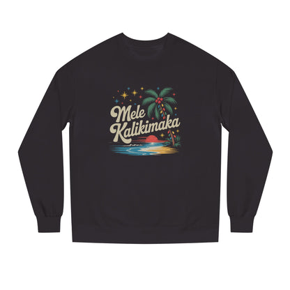 Mele Kalikimaka — Retro Hawaiian Christmas Sweatshirt (Dark)