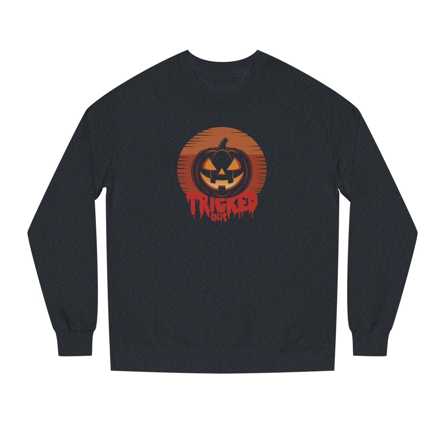Tricked Out — Vintage Jack-O’-Lantern Sweatshirt (Dark)