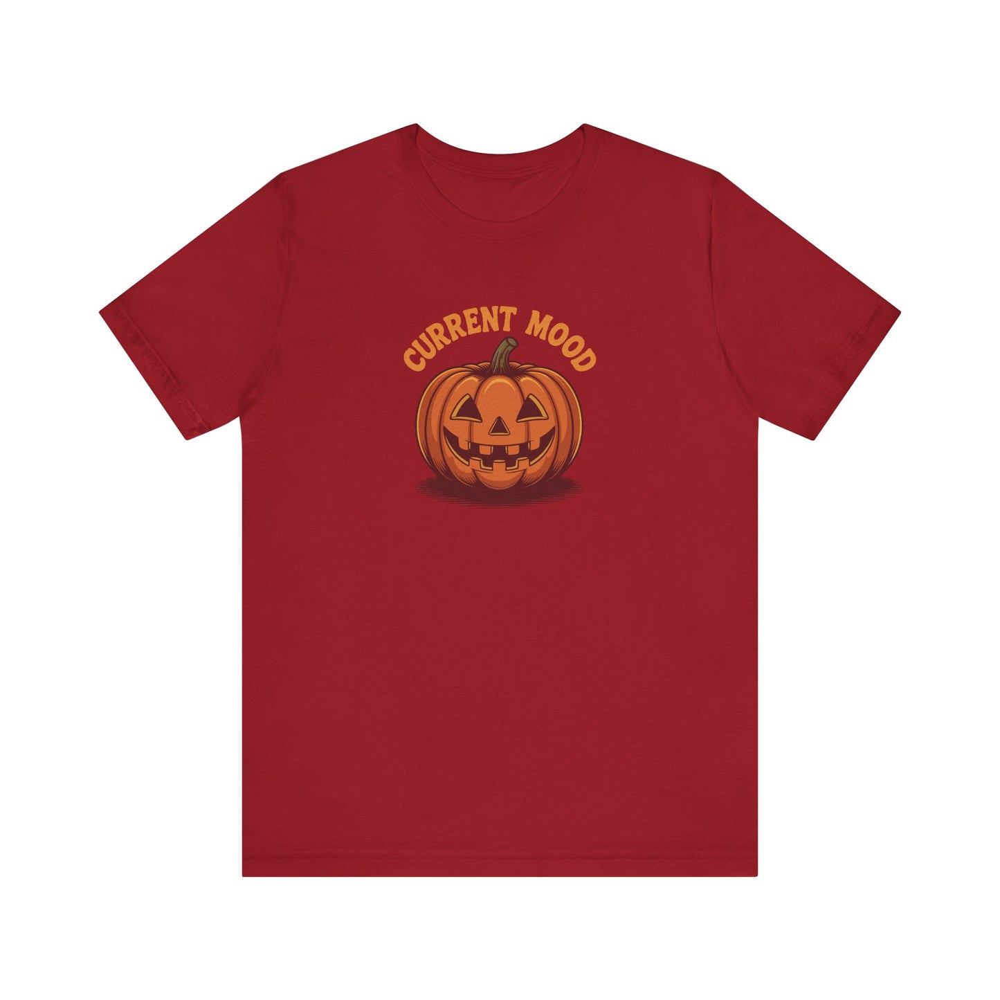 Current Mood (Vintage Jack) — Retro Halloween Tee (Dark)