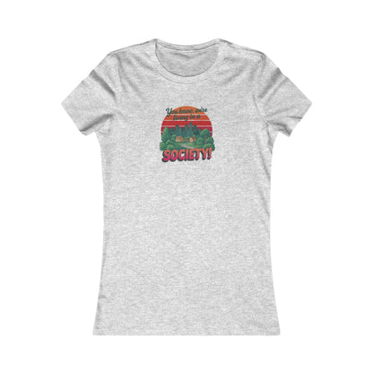 We’re Living in a Society! — Seinfeld Retro Women's Tee (Light)