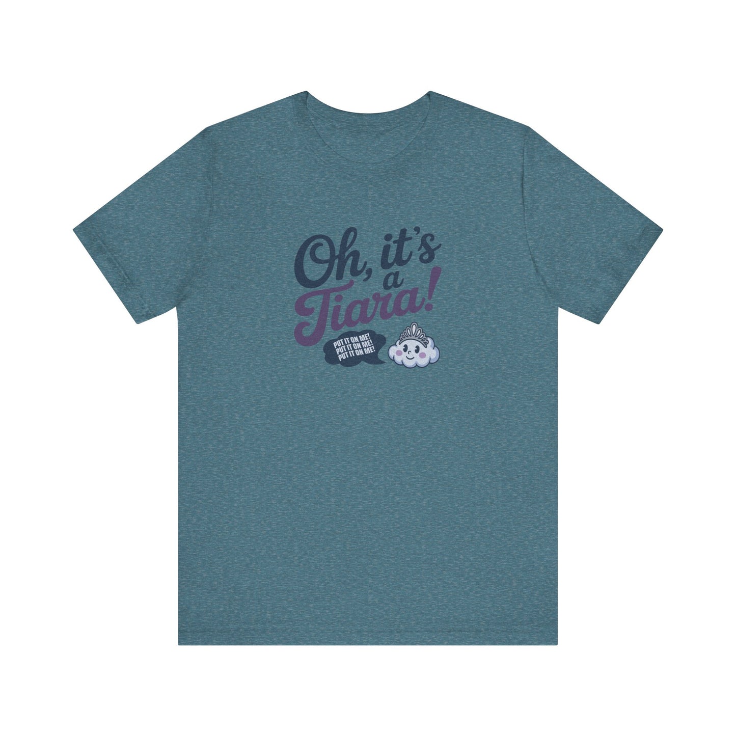 Oh, It’s a Tiara! (Put It On Me!) — Amy Farrah Fowler Retro Tee (Light)