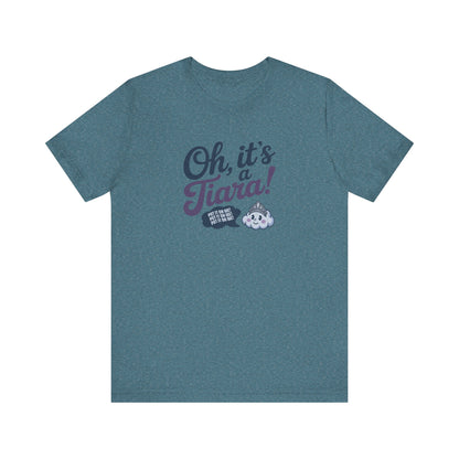 Oh, It’s a Tiara! (Put It On Me!) — Amy Farrah Fowler Retro Tee (Light)